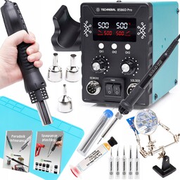 Stacja Lutownicza Techrebal 2W1 Lutownica Max Pack