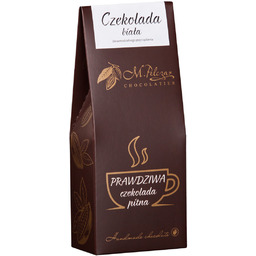 Prawdziwa czekolada pitna M.Pelczar Chocolatier - Biała 200g