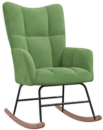 Elior Jasnozielony fotel bujany z podłokietnikami T9-E02