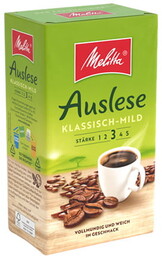 Melitta Auslese Klassisch Mild 0,5 kg mielona