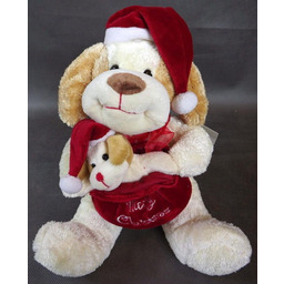 Piesek pluszowy z workiem