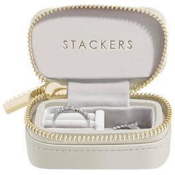 Stackers Etui podróżne na pierścionki (beżowe) Petite
