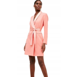 KAREN MILLEN SUKIENKA MARYNARKOWA RÓŻOWA 36 1Y1I