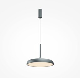 GERHARD Lampa wisząca szara H347cm fi40cm 26W LED