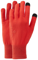 RONHILL Rękawiczki do biegania MERINO SEAMLESS GLOVE czerwone