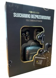 Słuchawki bezprzewodowe Forever TWS-400 Bt Etui Mikrofon Usb-c