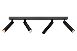 ROLL lampa scienna i sufitowa czarny, tuba, listwa
