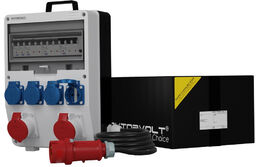Rozdzielnica budowlana z kablem TD-S/FI 2x16A 4x230V SKH
