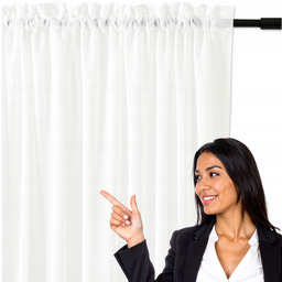 Firana Do Pokoju Nowoczesna Biały Woal 500 X