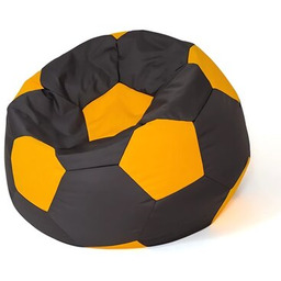 GO GIFT Pufa worek Piłka 10 XL Czarno-żółty