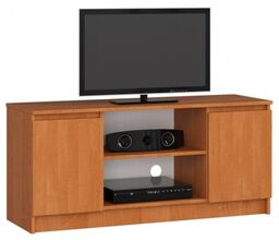 Szafka rtv, półki, NOVA, 120x40x55 cm, olcha, mat