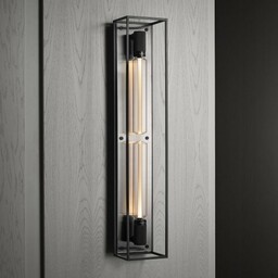 Lampa ścienna 2.0 X-Large - tuba ze szczotkowanej