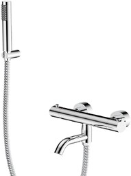 Bateria wannowa ścienna termostatyczna chrom Veo Besco BW-VST-CH