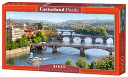 Castorland PUZZLE 4000 VLTAVA BRIDGES IN PRAGUE CASTOR