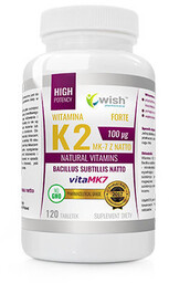 Wish Witamina K2 MK-7 100 g, 120 tabletek