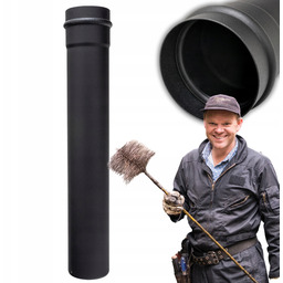 Rura Prosta 500 mm fi 100mm do kominów