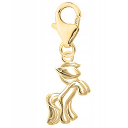 Złota Zawieszka z Konikiem Kucykiem Horse Pony Koń