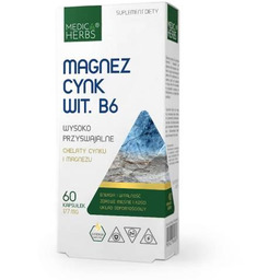 MEDICA HERBS Magnez Cynk Wit. B6 117 mg,