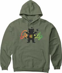 bluza męska ETNIES GRIZZLY HOODIE Military