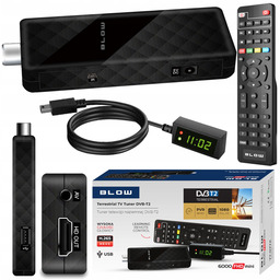 2 x Dekoder Tv DVB-T2 Tuner Hevc H.265