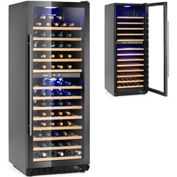 Lodówka chłodziarka do wina dwustrefowa na 135 butelek