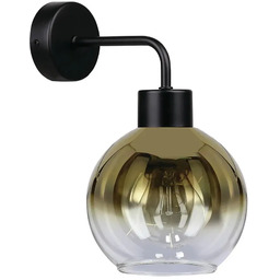 Lumes Zielony szklany kinkiet dymiony - 4X D159