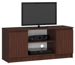 Szafka rtv, półki, NOVA, 120x40x55 cm, wenge, mat