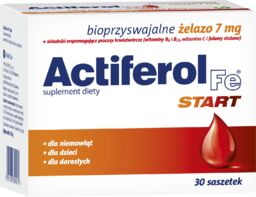 Actiferol Fe Start dla niemowląt, dzieci i dorosłych,
