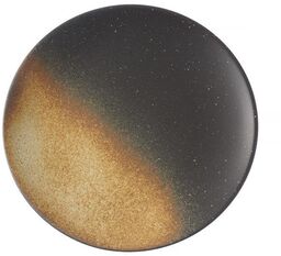 TALERZ PŁYTKI MOON 254 mm KAMIONKA BRĄZOWA