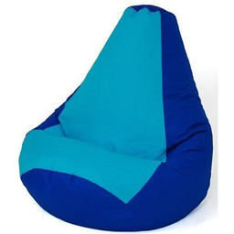 GO GIFT Pufa worek Gruszka XL Granatowo-niebieski 130