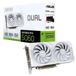 ASUS Dual GeForce RTX 5060 White OC Edition