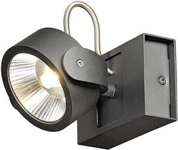 SLV Kalu lampa ścienna i sufitowa, aluminium, czarna