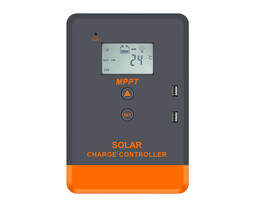 Solarny regulator ładowania PowMr MPPT 20A 12/24/V LCD+USB