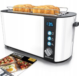 Toster Automatyczny Opiekacz Kesser Biały 1250W