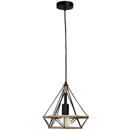 Polux Druciana LAMPA wisząca BROXTON ROPE metalowa OPRAWA