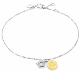 Biżuteria SECRECY B3742CDAWW900. Bransoletka, Kolor czarny. Kobieta.