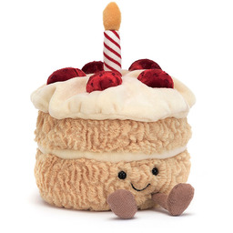 MASKOTKA JELLYCAT - UŚMIECHNIĘTE CIASTKO - Tort urodzinowy