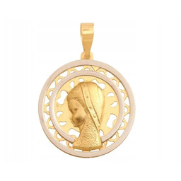 Złoty Medalik 585 Matka Boska W Ringu