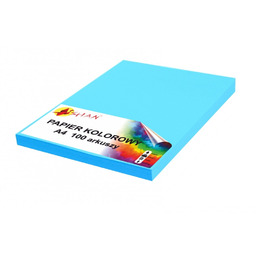 Papier kolorowy A4 120g błękitny 100 arkuszy 2411