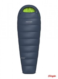 Hannah Śpiwór Bivak 240 - midnight navy/lime green