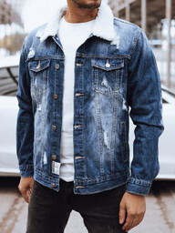 Kurtka męska jeansowa niebieska Dstreet TX4580-XL