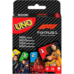 UNO F1 Mattel Games Gra Karciana Wyścigi Samochodowe