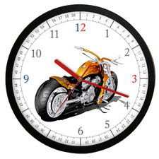 Zegar ścienny Czas na motocykl #3