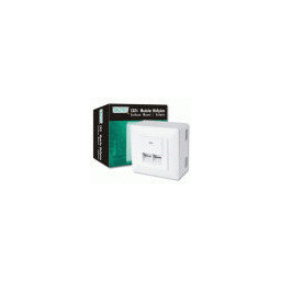 Gniazdo natynkowe DIGITUS 2x RJ45 ekranowane kat. 6