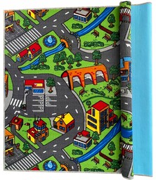 Dywan Drogi Wieś Ulice Miasto Farma Cars 160x200