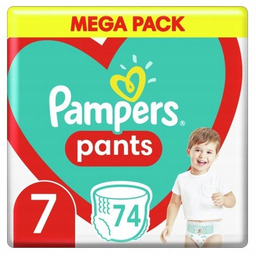 Pieluchomajtki Pampers Pants Rozmiar 7 74 szt.