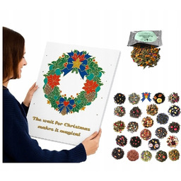 Kalendarz Adwentowy z herbatami sypanymi Na Mikołaja Mikołajki