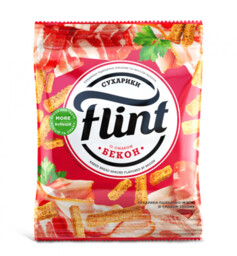 Grzanki Pszenno-Żytnie o Smaku Bekonu, Flint, 70g