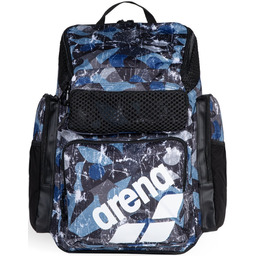 Arena one go travel backpack allover niebieski