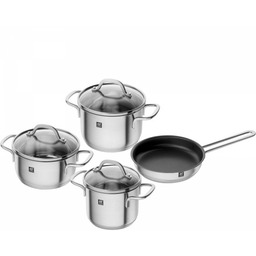 Zwilling Zestaw: 3 Garnki I Patelnia Pico